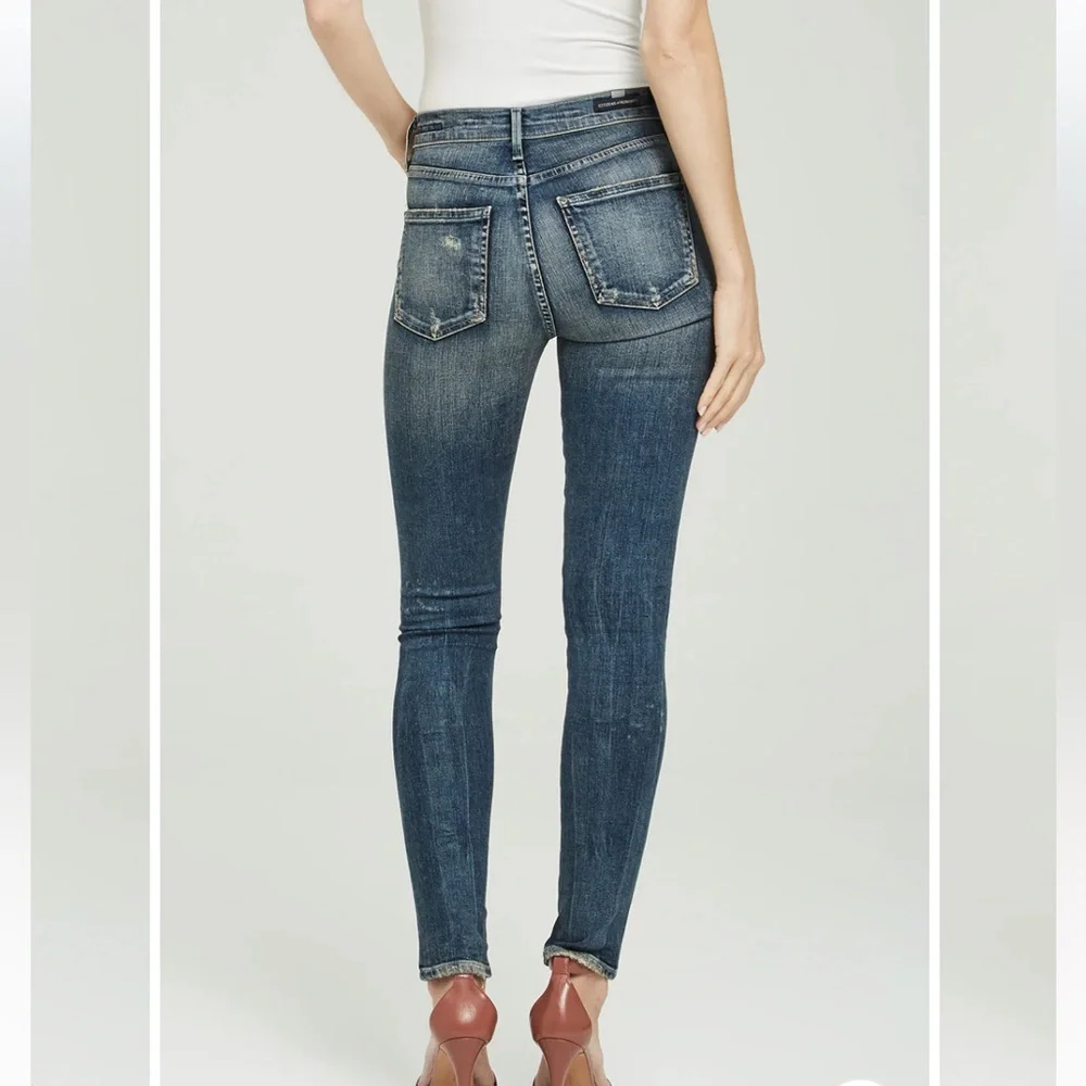 Citizens of Humanity Rocket High Rise Skinny Jean in Indie Distressed Size 30 - Picture 2 of 14